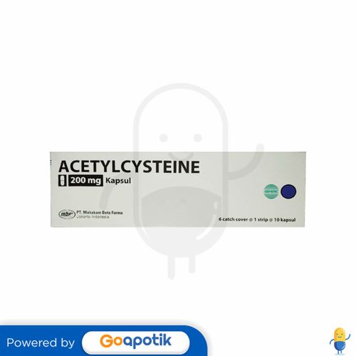 ACETYLCYSTEINE MAHAKAM 200 MG BOX 60 KAPSUL