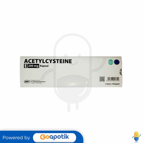 ACETYLCYSTEINE MAHAKAM 200 MG STRIP 10 KAPSUL