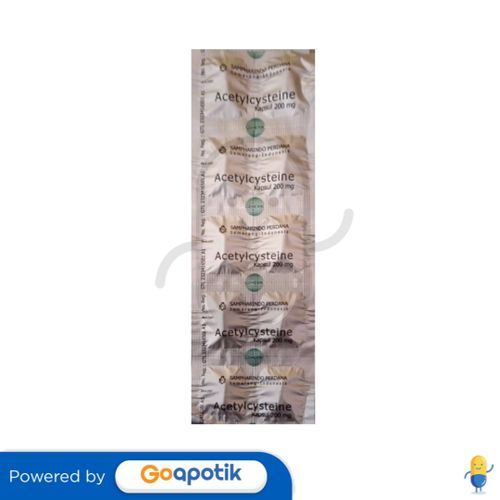 ACETYLCYSTEINE SAMPHARINDO 200 MG KAPSUL