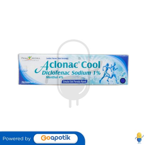 ACLONAC COOL EMULSI GEL 20 GRAM TUBE