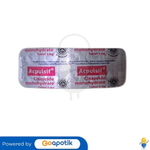 ACPULSIF 5 MG BLISTER 10 TABLET