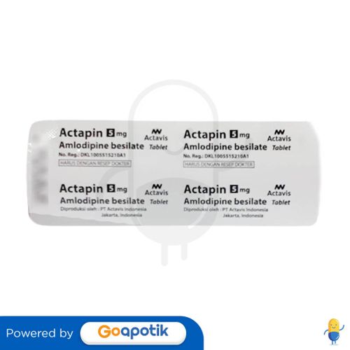 ACTAPIN 5 MG STRIP 10 TABLET