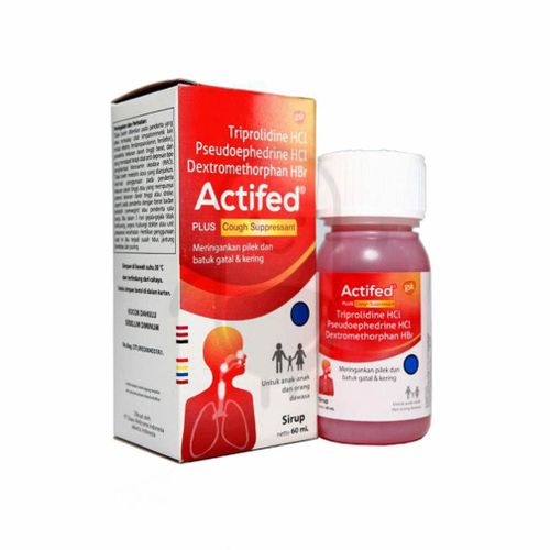 ACTIFED PLUS COUGH SUPRESSANT SIRUP 60 ML