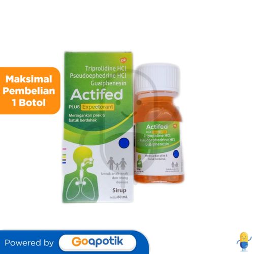 ACTIFED PLUS EXPECTORANT SIRUP 60 ML
