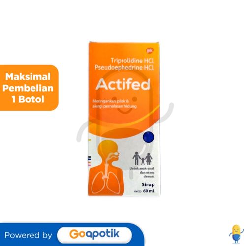 ACTIFED SIRUP 60 ML