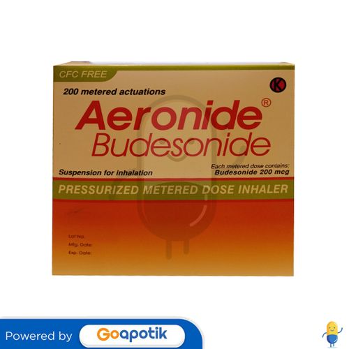 AERONIDE INHALER 200 MCG CANISTER 200 DOSIS + AEROHALER