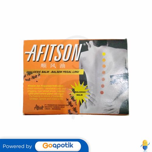 AFITSON ANALGESIC BALM 13 GRAM BOX 12 POT