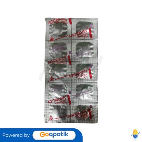 AGGRAVAN 50 MG STRIP 10 TABLET