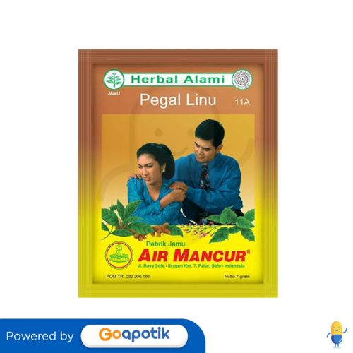 AIR MANCUR JAMU PEGAL LINU 7 GRAM PACK 10 SACHET