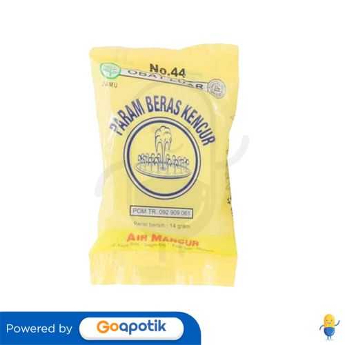 AIR MANCUR PARAM BERAS KENCUR 14 GRAM SACHET