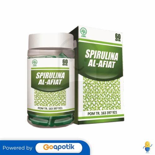 AL-AFIAT SPIRULINA BOTOL 60 KAPSUL