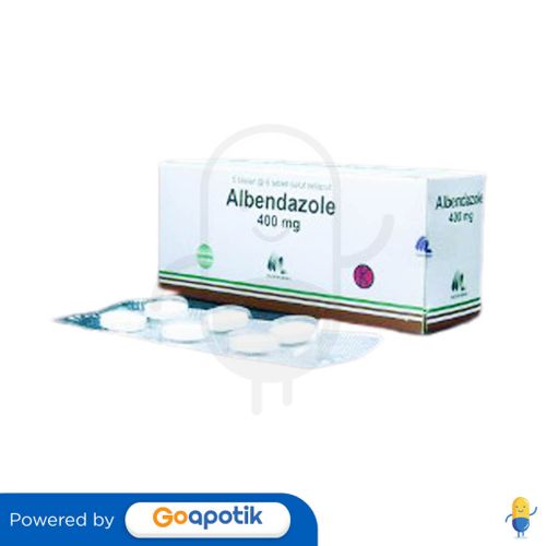 ALBENDAZOLE INDOFARMA 400 MG BOX 30 TABLET