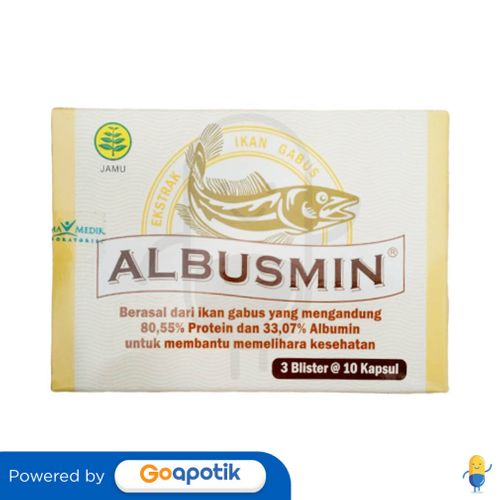 ALBUSMIN BOX ISI 30 KAPSUL