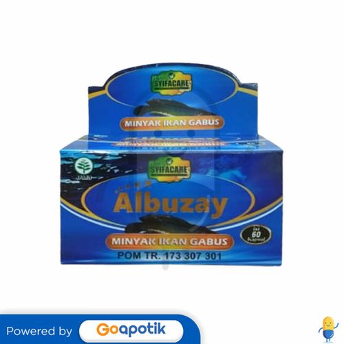 ALBUZAY MINYAL IKAN GABUS BOTOL 60 KAPSUL