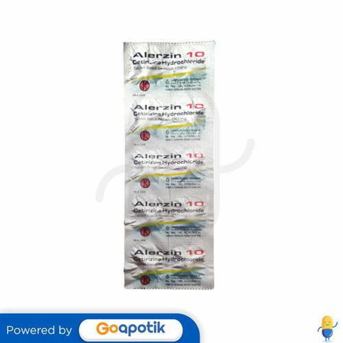 ALERZIN 10 MG STRIP 10 TABLET