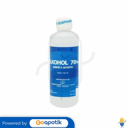 ALKOHOL 70% NOVAPHARIN 100 ML BOTOL