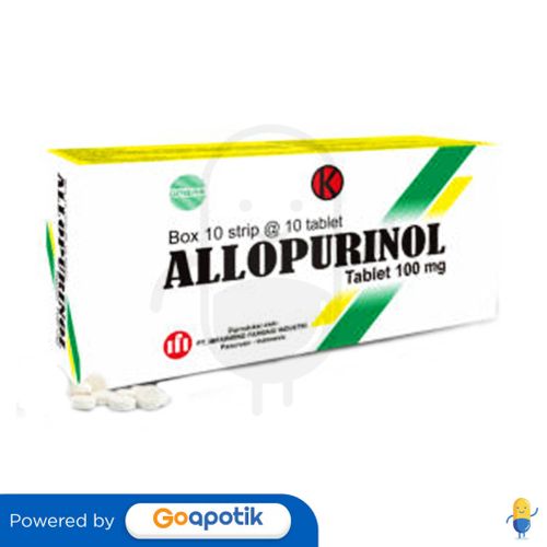 ALLOPURINOL IMFARMIND 100 MG BOX 100 TABLET