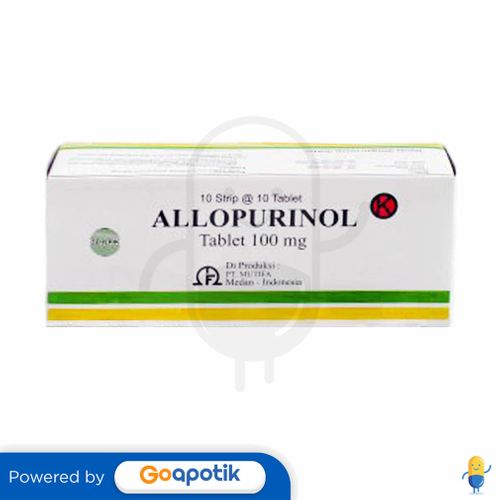 ALLOPURINOL MUTIFA 100 MG BOX 100 TABLET