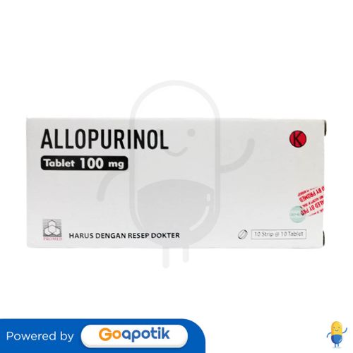 ALLOPURINOL PROMED 100 MG BOX 100 TABLET