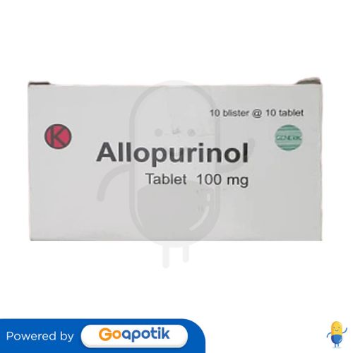 ALLOPURINOL RAMA 100 MG BOX 100 TABLET