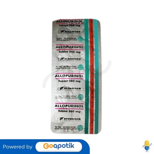 ALLOPURINOL BERNOFARM 300 MG TABLET