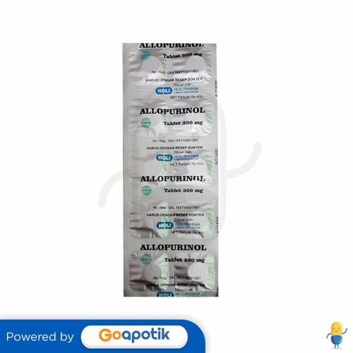 ALLOPURINOL HOLI 300 MG STRIP 10 TABLET