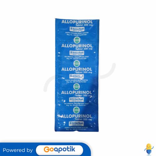 ALLOPURINOL INTERBAT 300 MG TABLET