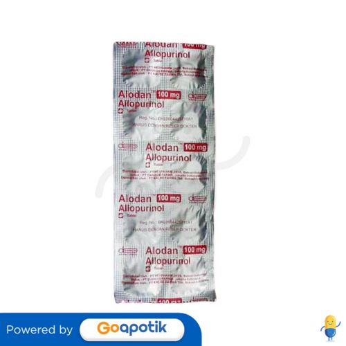 ALODAN 100 MG STRIP 10 TABLET