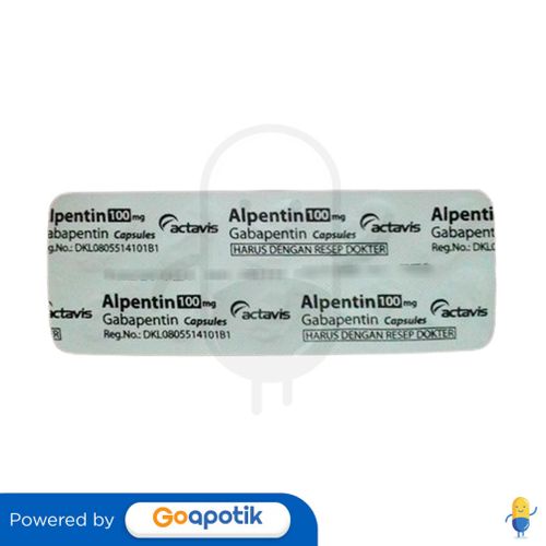 ALPENTIN 100 MG STRIP 10 TABLET