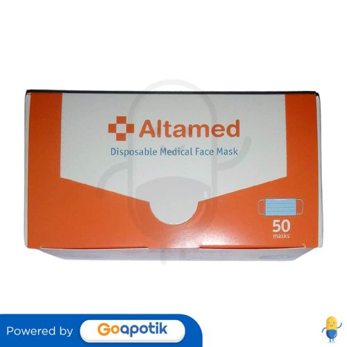 ALTAMED SURGICAL FACE MASK EARLOOP HIJAU BOX 50 PCS