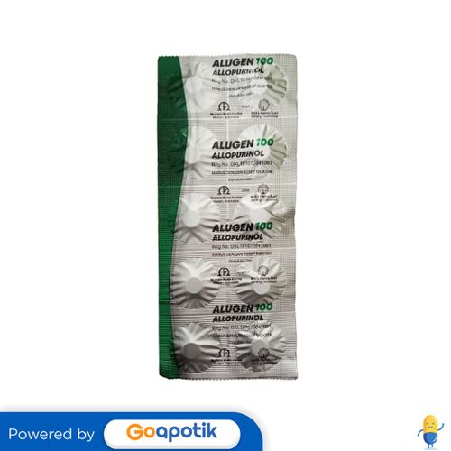 ALUGEN 100 MG STRIP 10 TABLET