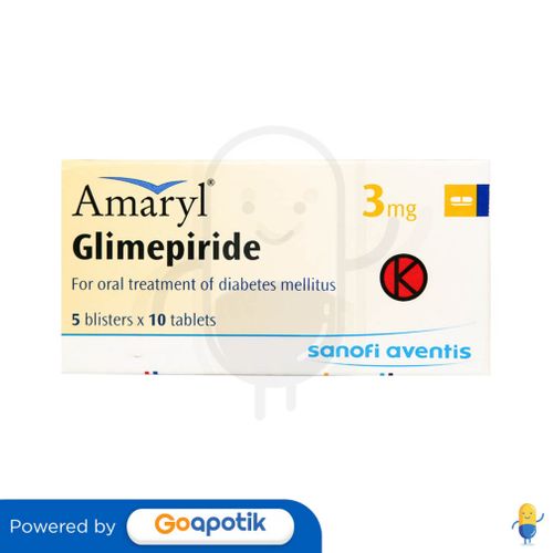 AMARYL 3 MG BOX 50 TABLET