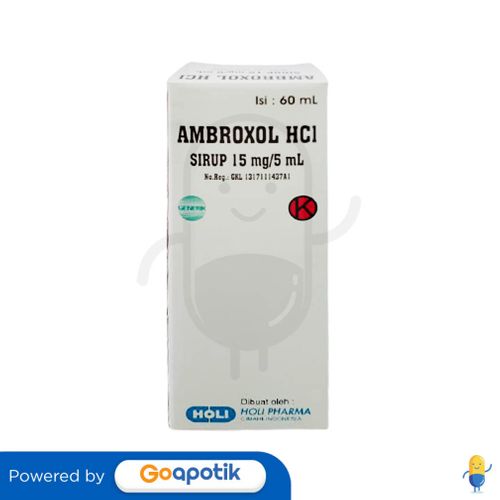 AMBROXOL HCL HOLI 15 MG/5 ML SYRUP 60 ML