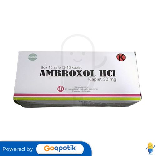 AMBROXOL HCL IMFARMIND 30 MG BOX 100 KAPLET