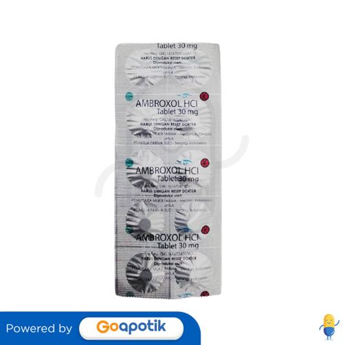 AMBROXOL HCL MULIA 30 MG STRIP 10 TABLET