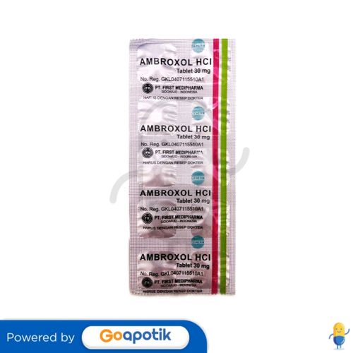 AMBROXOL FIRST MEDIPHARMA 30 MG TABLET