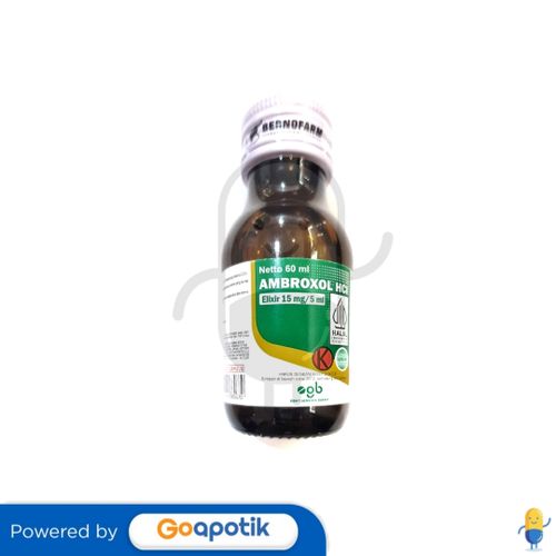 AMBROXOL HCL BERNOFARM 15 MG/5 ML SIRUP 60 ML