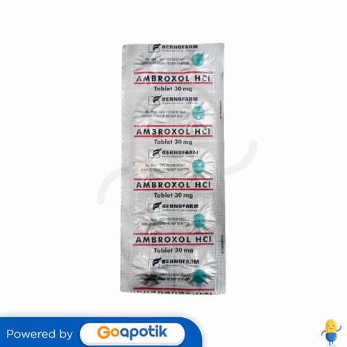 AMBROXOL HCL BERNOFARM 30 MG TABLET