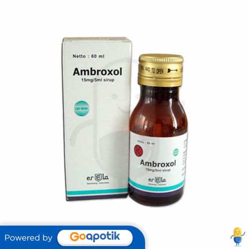 AMBROXOL HCL ERELA 15 MG/5 ML SYRUP 60 ML