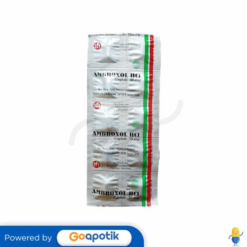 AMBROXOL HCL IMFARMIND 30 MG STRIP 10 KAPLET
