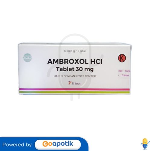 AMBROXOL HCL TRIMAN 30 MG BOX 100 TABLET