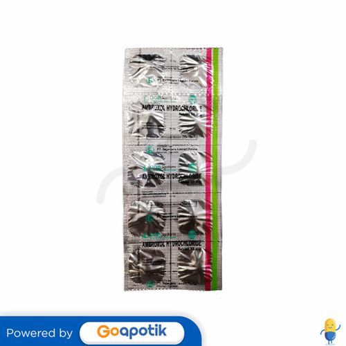 AMBROXOL HYDROCHLORIDE SEJAHTERA LESTARI FARMA 30 MG STRIP 10 TABLET