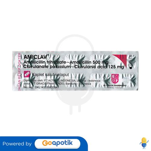 AMICLAV 500/125 MG KAPLET