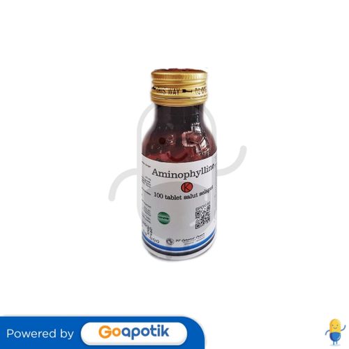 AMINOPHYLLINE CORONET CROWN 200 MG BOTOL 100 TABLET