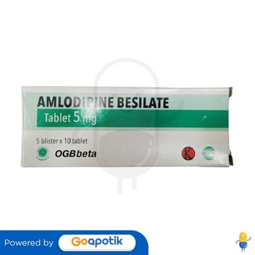 AMLODIPINE BESILATE OGB BETA 5 MG BOX 50 TABLET