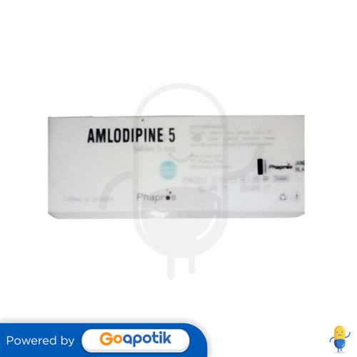 AMLODIPINE BESILATE PHAPROS 5 MG BOX 30 TABLET