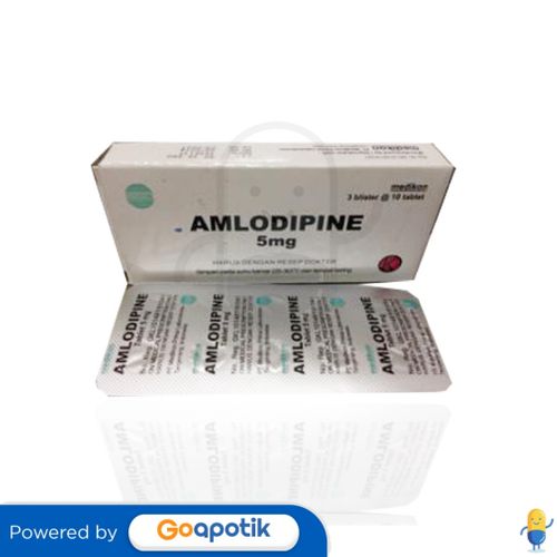 AMLODIPINE MEDIKON 5 MG TABLET