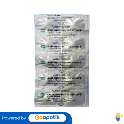 AMLODIPINE MULIA FARMA 10 MG TABLET