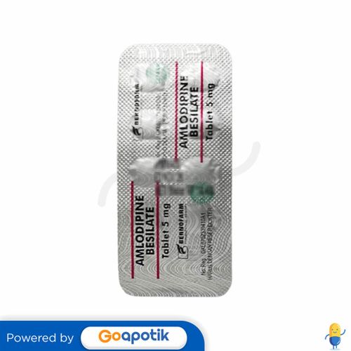 AMLODIPINE BESILATE BERNOFARM 5 MG STRIP 10 TABLET