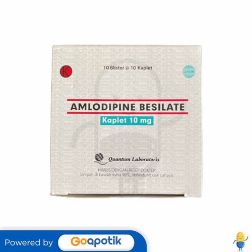 AMLODIPINE BESILATE QUANTUM 10 MG BOX 100 KAPLET